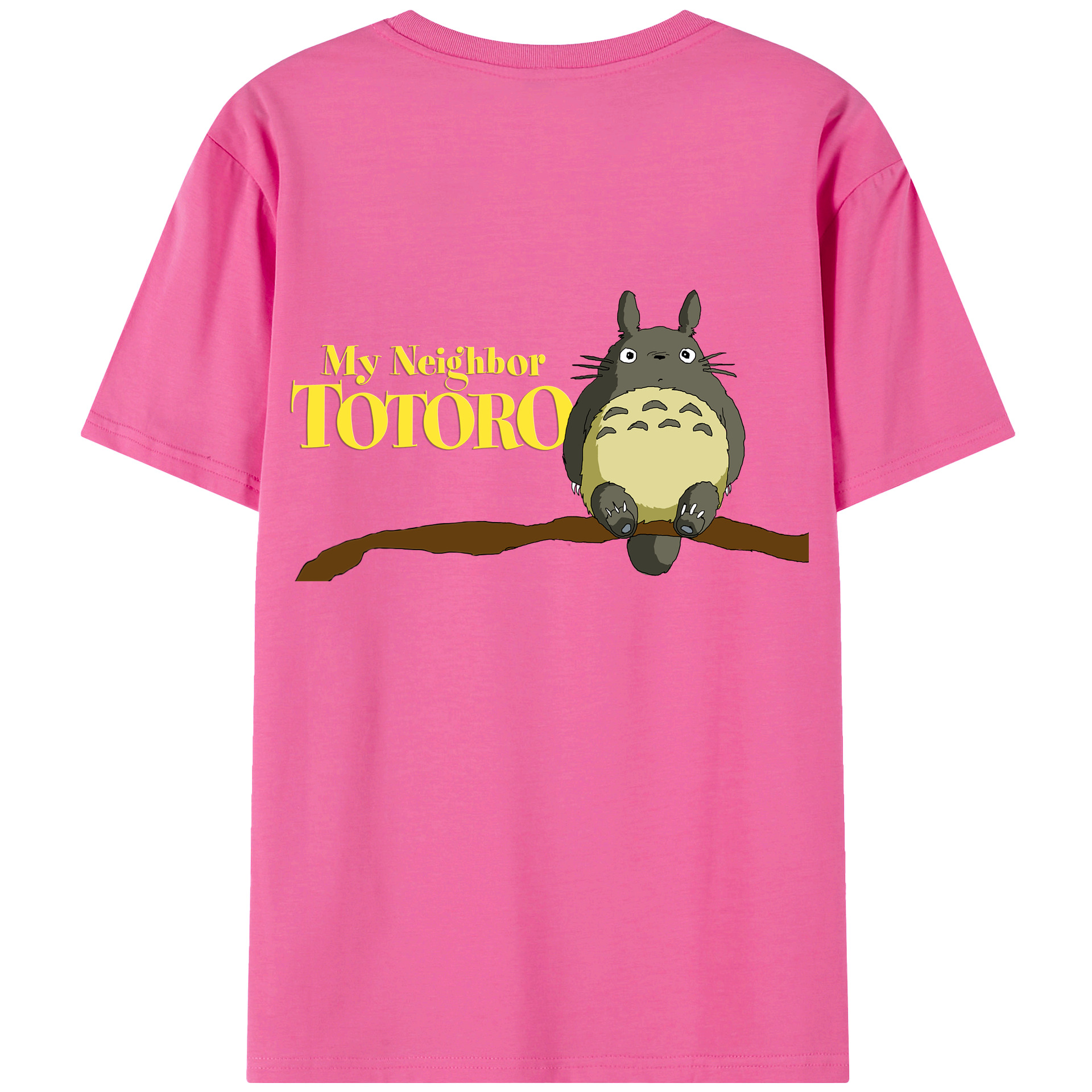 （画像用） となりのトトロ 草壁メイ 草壁サツキ My Neighbor Totoro Satsuki Kusakabe Mei Kusakabe レディース半袖Tシャツ(バックプリント)